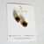 Aretes Cuadro Negro - Malabar Joyeria