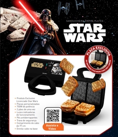 SANDUICHEIRA MALLORY STAR WARS EMPIRE PLATES PRETO 127V - comprar online