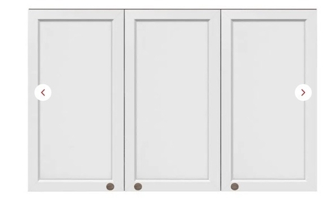 ARMARIO AEREO UNNA POLIMAN 120cm (COR BRANCO)