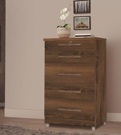 Cômoda 5 Gavetas Luxo Emas Móveis Primus - Freijo