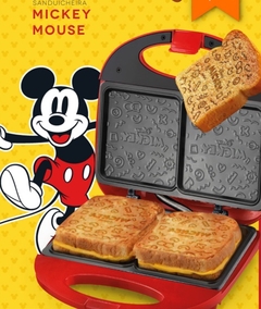 SANDUICHEIRA MICKEY MOUSE FUNNY PLATES 750W 127V - MALLORY