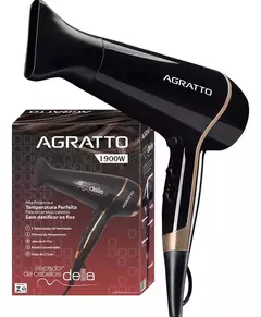 SECADOR DE CABELOS PROFISSIONAL DELLA 1900W AGRATTO 127/220V