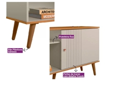 RACK RUBI LINEA BRASIL NATURE/OFF WHITE na internet