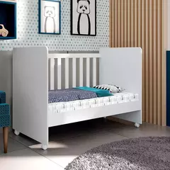 BERCO MINI CAMA CATATAU NEW - BRANCO 1,30 x 0,70 COM RODINHA na internet
