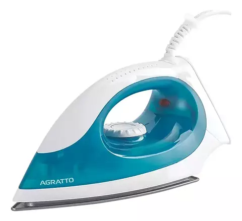 FERRO DE PASSAR ROUPAS ELÉTRICO FACILE 1250W COR BRANCO E AZUL