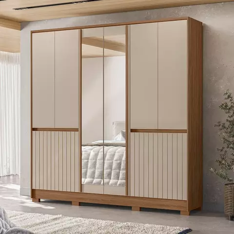 GUARDA ROUPA ALASCA FREIJO/OFF W ESP