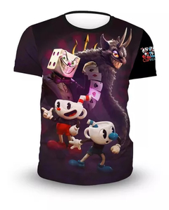 Playera Niños Cuphead Tema Gamer