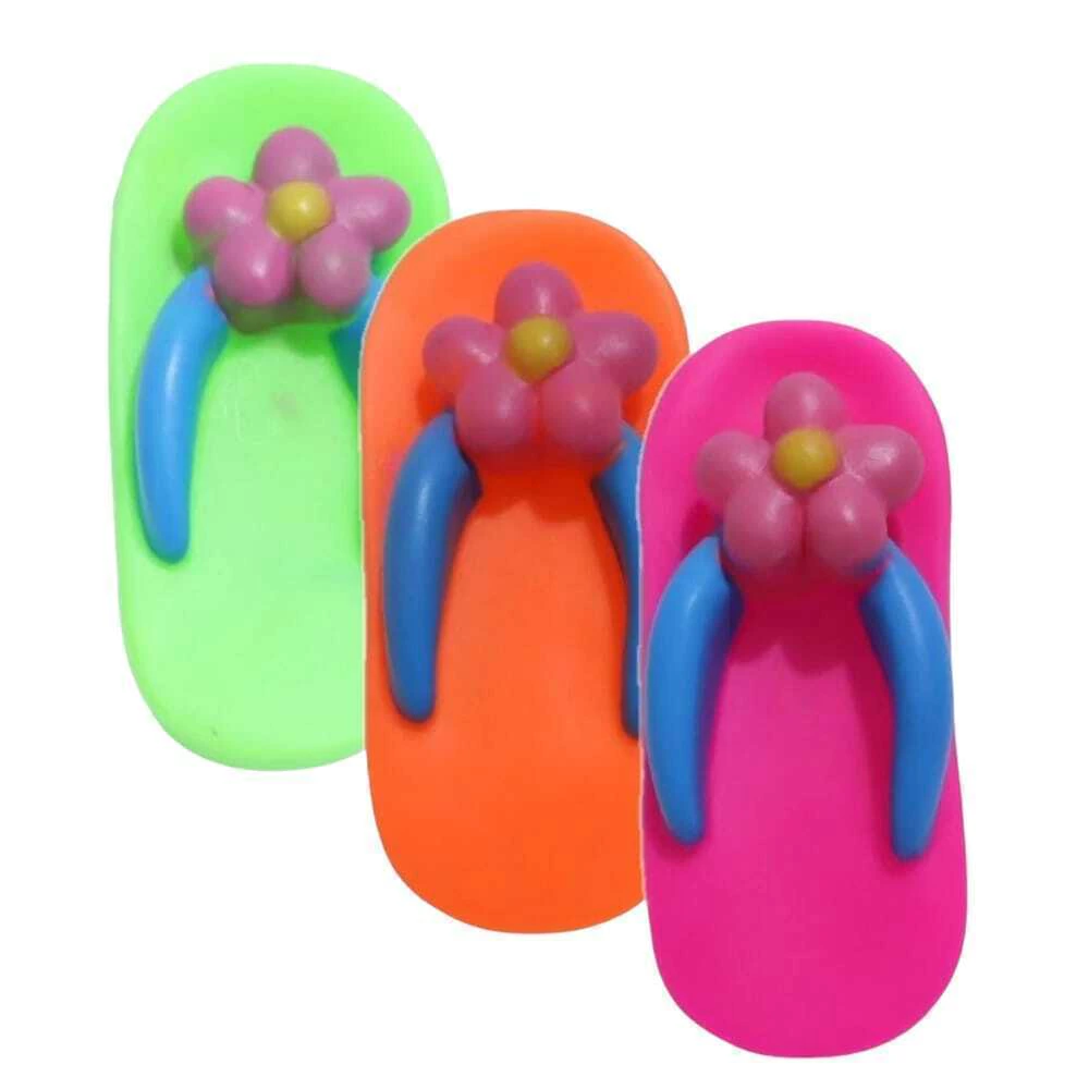 Chinelo super macio, brinquedo e mordedor ideal para pets - Laranja