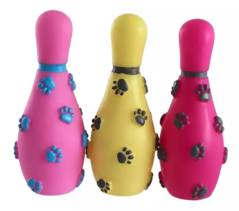 Pinos De Boliche Pequeno Brinquedo Para Pet