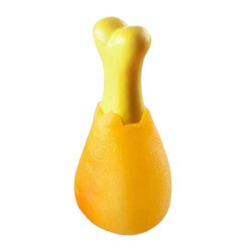 Mordedor Brinquedo Pet Frango de Borracha com Som