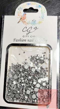 STRASS PLATEADO - CITY GIRL