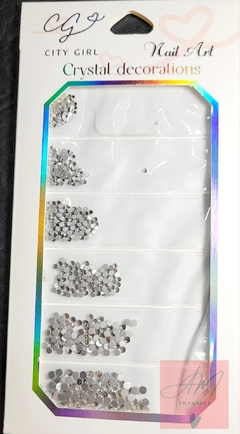 STRASS PLATEADO C/DIVISIONES - CITY GIRL
