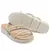 Sandália Feminina Plataforma Beira Rio Elegance Tira Strass