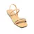 Sandalia Rasteira Moleca Tira Strass - comprar online