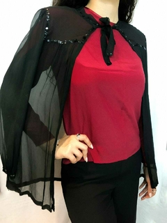 Saco transparente negro