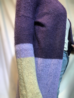 Saco tricolor violeta - comprar online