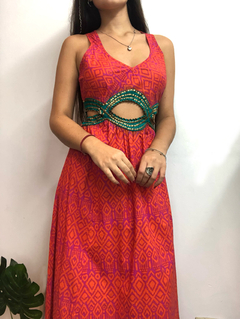 Imagen de Vestido estilo hindu fucsia