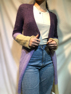 Saco tricolor violeta - Seppia Design