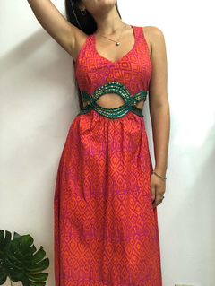 Vestido estilo hindu fucsia - comprar online