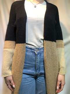 Saco tricolor marrón - comprar online