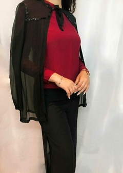 Saco transparente negro - tienda online