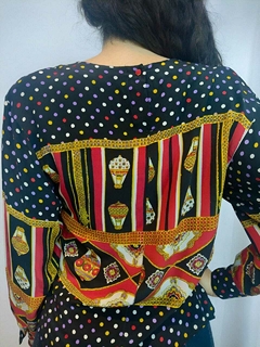 Blusa manga larga estampada en internet