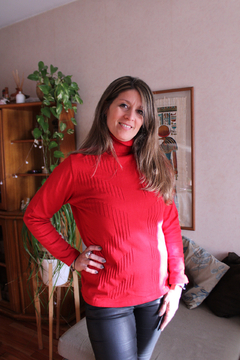 Sweater polera rojo - Seppia Design