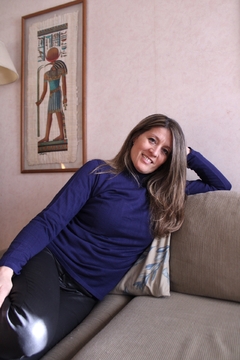 Sweater polera azul
