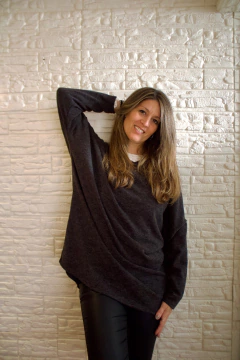 Sweater gris topo - comprar online