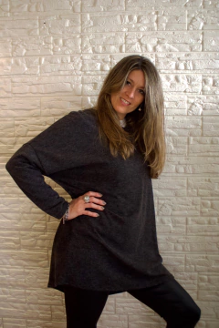 Sweater gris topo - tienda online
