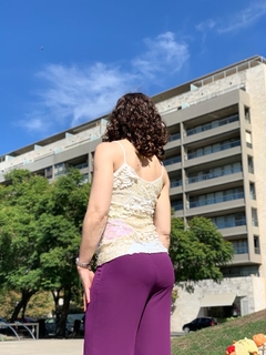 Blusa blanca lentejuelas - comprar online