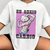 Camiseta Oversized Hello Kitty - Cereja  Malva Moda Fitness