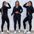 Kit 3 Peças Inverno Conjunto Fitness Jaqueta+Top+ Calça Legging