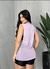 Regata Modelo Tule - Cereja  Malva Moda Fitness