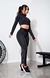 Conjunto Manga Longa com Legging Power Black - comprar online