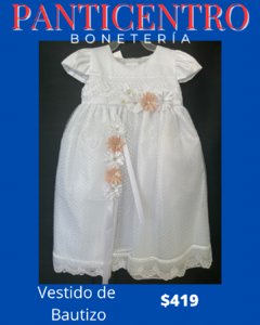 VESTIDO DE BAUTIZO