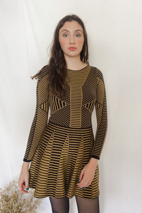 Vestido listrado