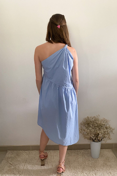 Vestido Azul Assimétrico - Fresh & Vintage