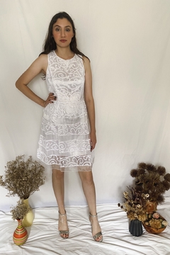 Vestido Curto Branco
