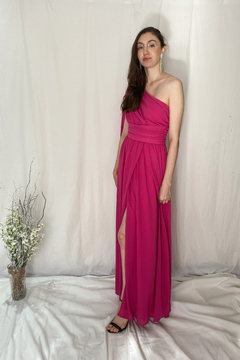 Vestido Longo Rosa na internet