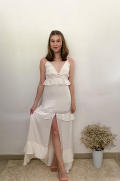 Vestido Longo Off-White na internet