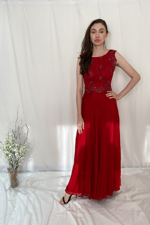 Vestido Longo Vermelho