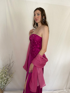 Vestido Longo Rosa Pink na internet