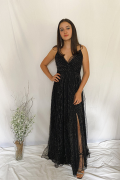 Vestido De Tule Preto