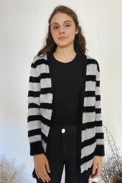 Cardigan de Pelinho Listrado