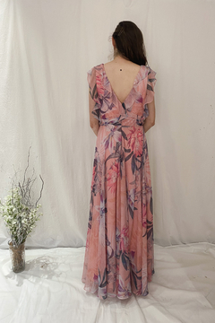 Vestido Rosa Estampado - Fresh & Vintage