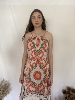 Vestido Longo Estampado Amissima - loja online