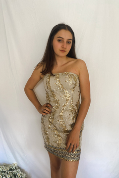 Vestido Dourado - comprar online