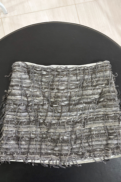 Saia de couro com correntes Bo.Bo na internet