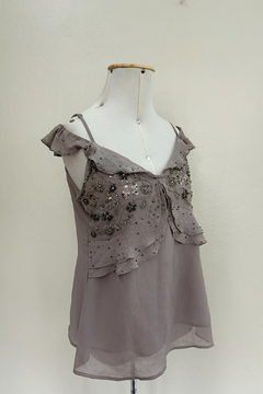 Blusa Bordada Vintage na internet